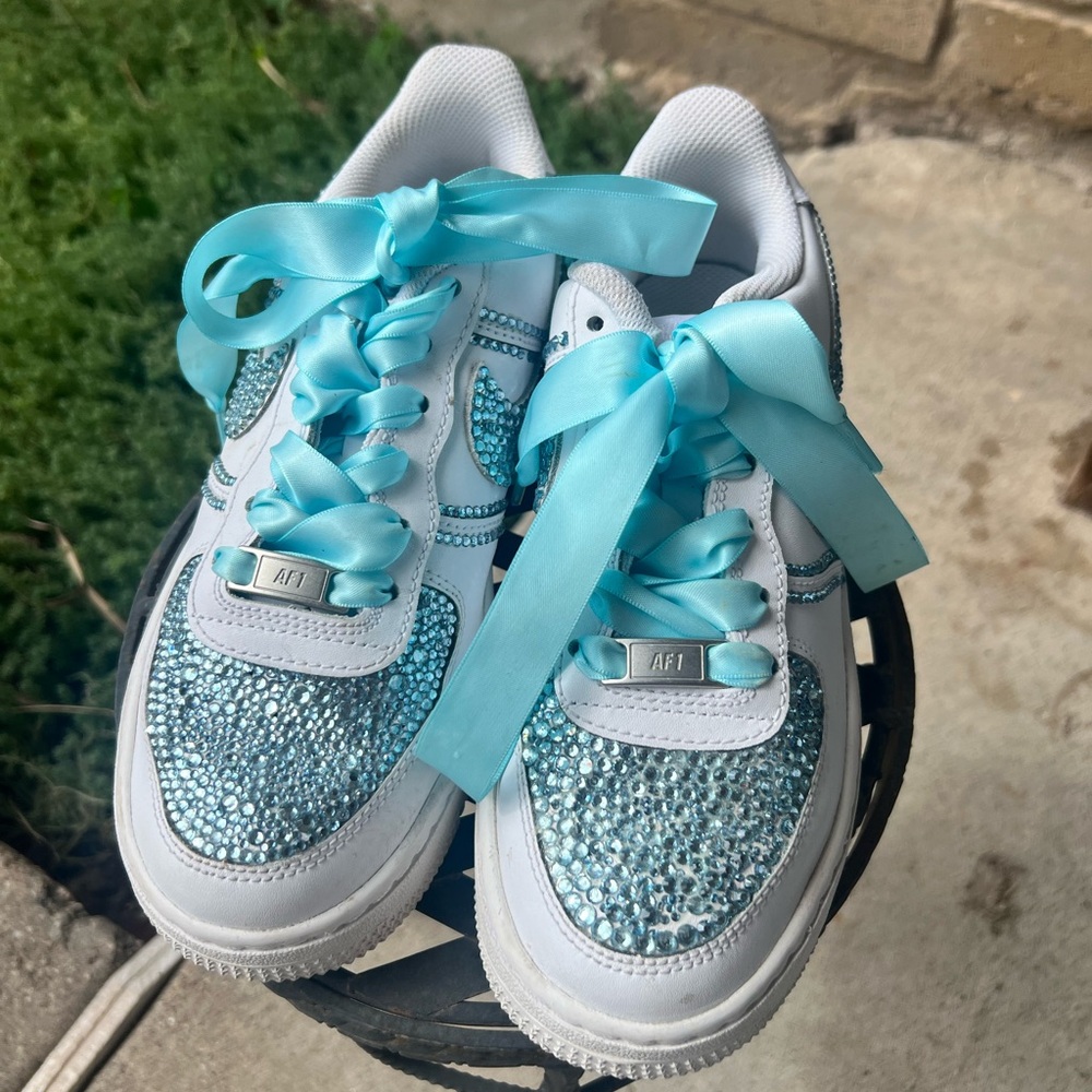 Nike Kids Turquoise Sparkle Sneakers